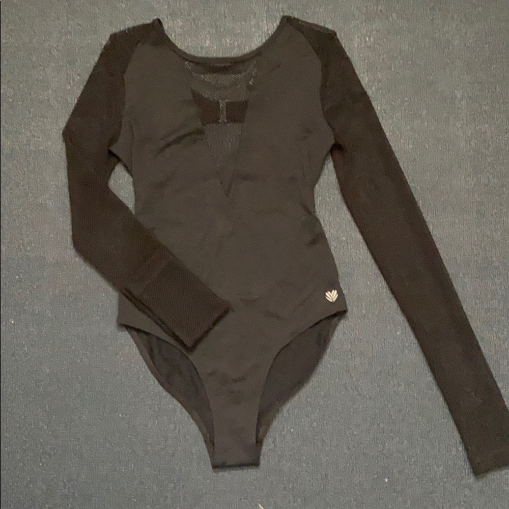 Worn once. Forever 21 mesh body suit